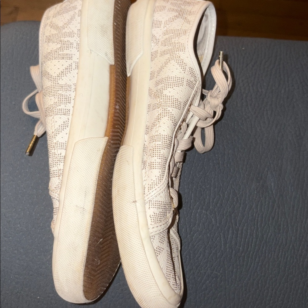 Michael Kors Logo Print Sneakers Preowned Light Wear - Picture 6 of 8